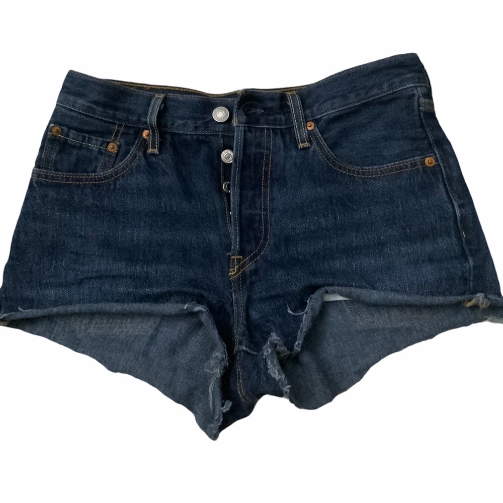 Levi 501 cutoff shorts.